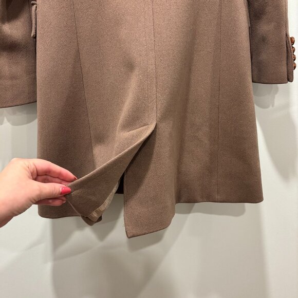 Ralph Lauren Double-Breasted 100% Wool Overcoat Size 6 - Picture 8 of 12